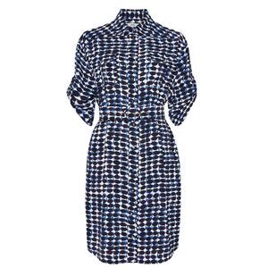 NWOT 0039 ITALY belted shirtdress, Sm $355 B14